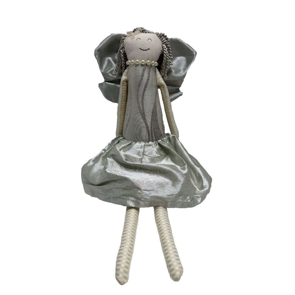 Woof & Poof Angel Doll (2014) – Metallic Skirt & Wings, Cloth Doll with Logo - Picture 1 of 10